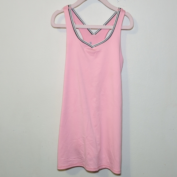 All in Motion Pink Tennis Dress with Built-In Skort Girls Size S / 6-7 - Picture 1 of 5